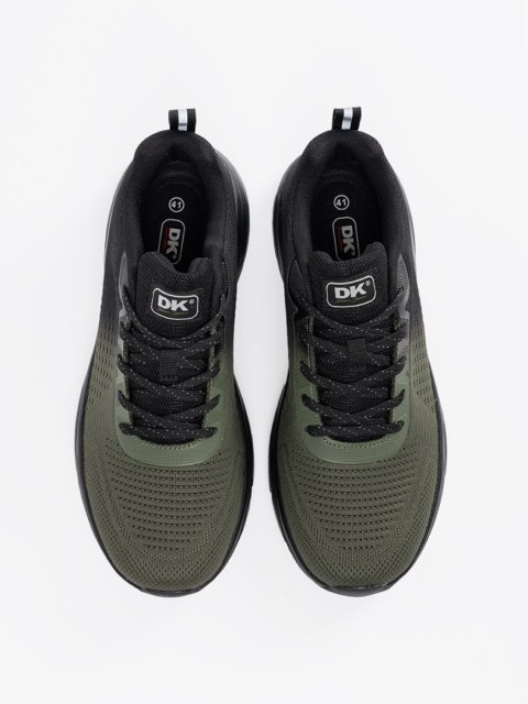 Lekkie ciemnozielone buty sportowe męskie - 41