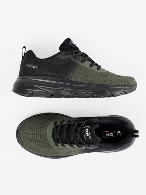 Lekkie ciemnozielone buty sportowe męskie - 42