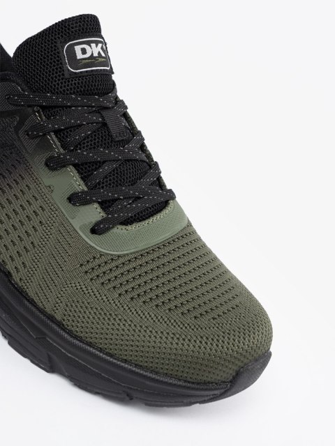 Lekkie ciemnozielone buty sportowe męskie - 43