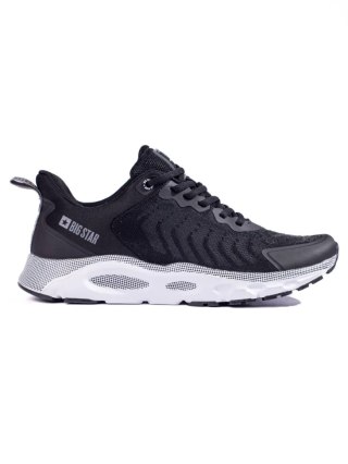 Męskie czarne buty sportowe BIG STAR LL174096 Memory Foam - 43
