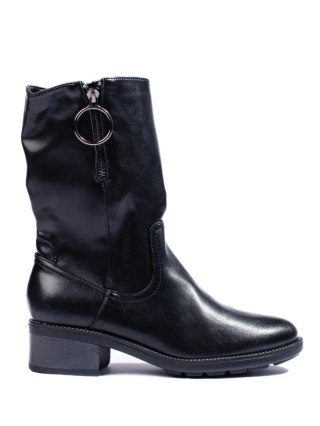 Wysokie botki damskie czarne - 36