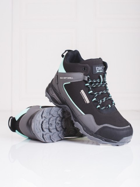 Wysokie buty trekkingowe męskie DK z protektorem Softshell - 41 Wysokie buty trekkingowe męskie DK z protektorem Softshell - 41
