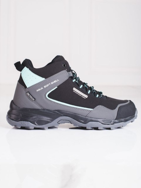 Wysokie buty trekkingowe męskie DK z protektorem Softshell - 41 Wysokie buty trekkingowe męskie DK z protektorem Softshell - 41