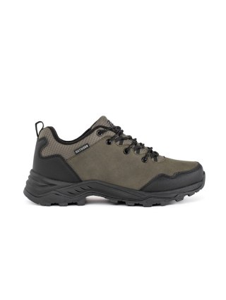 Męskie ciemnozielone buty trekkingowe - 41