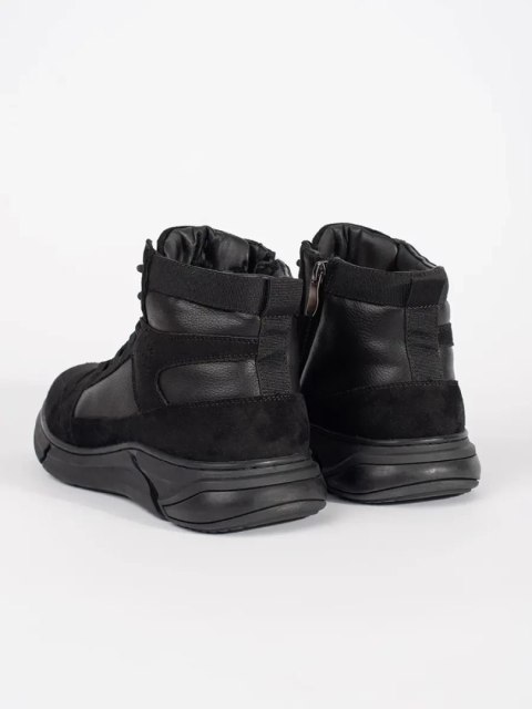 Wysokie zamszowe buty męskie ocieplane - 45 Wysokie zamszowe buty męskie ocieplane - 45