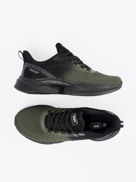 Męskie ciemno zielone buty sportowe - 41