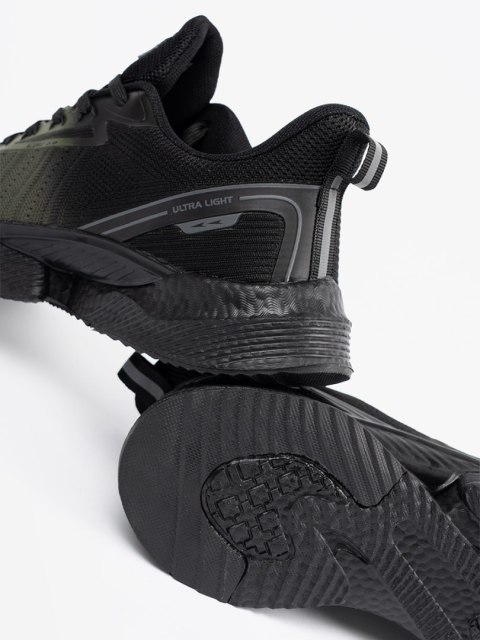 Męskie ciemno zielone buty sportowe - 41
