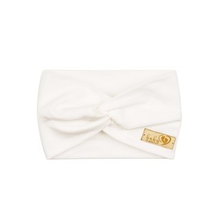 BABY 01419 Opaska przeplatana niemowlęca Cream 6-9m