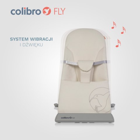 COLIBRO Leżaczek dziecięcy FLY ALMOND