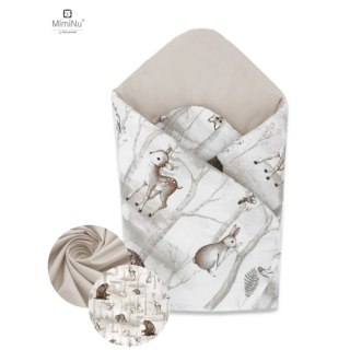 KIECZMERSKI Rożek usztywniony 75x75 cm MIMINU DESIGN Leśna Kraina bawełna 100%