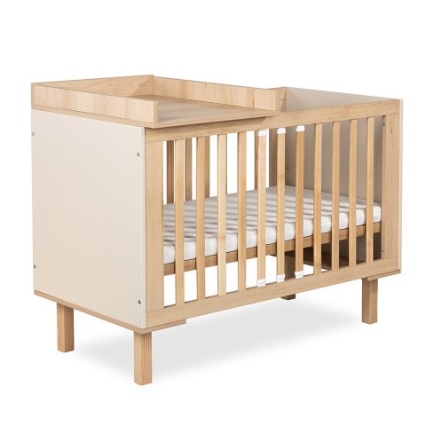 KLUPŚ Nakładka na łóżeczko 120x60 buk KLUPŚ Nakładka na łóżeczko 120x60 buk