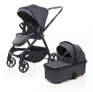 4 BABY Wózek uniwersalny FOSTER 2w1 GRAPHITE