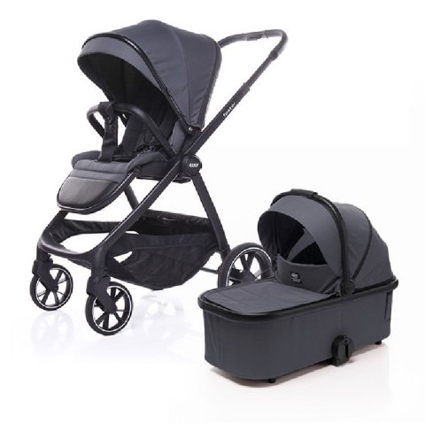 4 BABY Wózek uniwersalny FOSTER 2w1 GRAPHITE