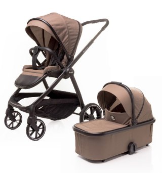 4 BABY Wózek uniwersalny FOSTER 2w1 MOKKA