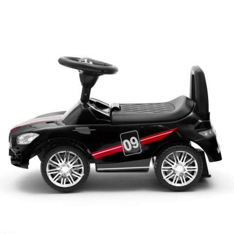 BABY MIX 45832 Dziecięcy jeździk z dźwiękiem RACER czarny BABY MIX 45832 Dziecięcy jeździk z dźwiękiem RACER czarny