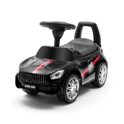 BABY MIX 45832 Dziecięcy jeździk z dźwiękiem RACER czarny BABY MIX 45832 Dziecięcy jeździk z dźwiękiem RACER czarny