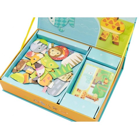 CLASSIC WORLD CW20025 Układanka Magnetyczna Zwierzęta Tablica Klocki Puzzle Pamięć 60 el. CLASSIC WORLD CW20025 Układanka Magnetyczna Zwierzęta Tablica Klocki Puzzle Pamięć 60 el.