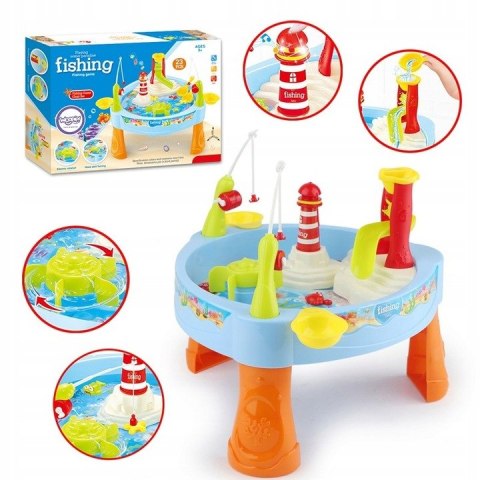 WOOPIE 29658 Stół Wodny Gra Łowienie Rybek Światło Dźwięk + 24 Akc. WOOPIE 29658 Stół Wodny Gra Łowienie Rybek Światło Dźwięk + 24 Akc.