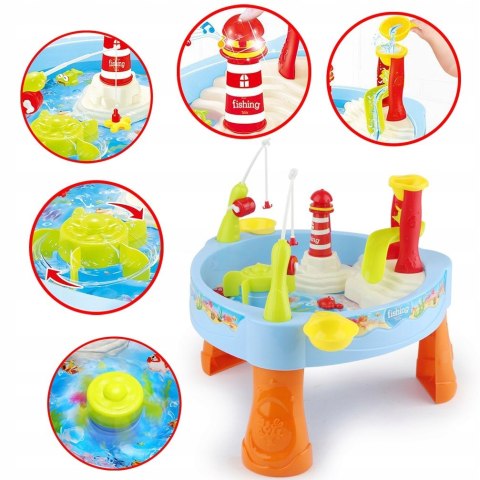 WOOPIE 29658 Stół Wodny Gra Łowienie Rybek Światło Dźwięk + 24 Akc. WOOPIE 29658 Stół Wodny Gra Łowienie Rybek Światło Dźwięk + 24 Akc.