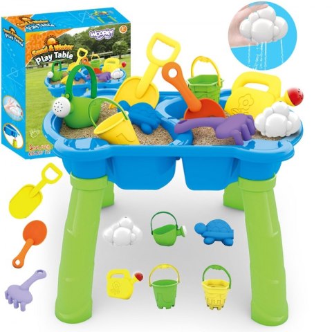 WOOPIE 46484 Stolik Wodny 2w1 Piaskownica 9 akc. WOOPIE 46484 Stolik Wodny 2w1 Piaskownica 9 akc.