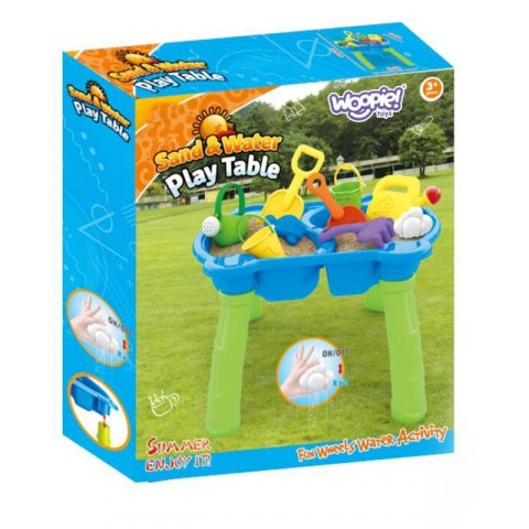 WOOPIE 46484 Stolik Wodny 2w1 Piaskownica 9 akc. WOOPIE 46484 Stolik Wodny 2w1 Piaskownica 9 akc.