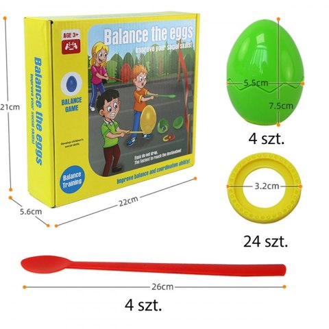 WOOPIE 49157 Gra Zręcznościowa Balansujące Jajka WOOPIE 49157 Gra Zręcznościowa Balansujące Jajka