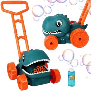 WOOPIE 53323 Kosiarka Ogrodowa Dino na Bańki Mydlane Dinozaur + Płyn