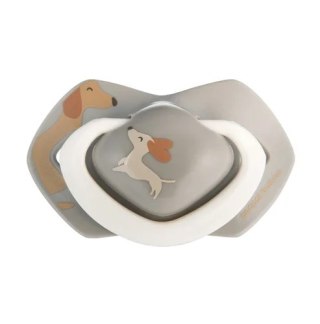 CANPOL 22/670 Smoczek silikonowy 0-6 m symetryczny DOGS 2 szt