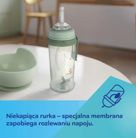 CANPOL 56/510_bro Bidon niekapek z rurką i odważnikiem 350ml PIESKI CANPOL 56/510_bro Bidon niekapek z rurką i odważnikiem 350ml PIESKI