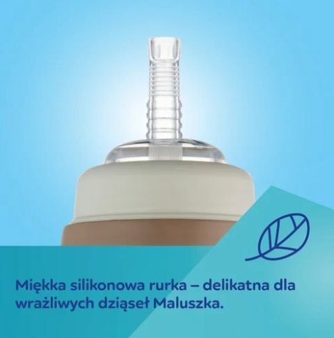 CANPOL 56/510_gre Bidon niekapek z rurką i odważnikiem 350ml GOOSE CANPOL 56/510_gre Bidon niekapek z rurką i odważnikiem 350ml GOOSE
