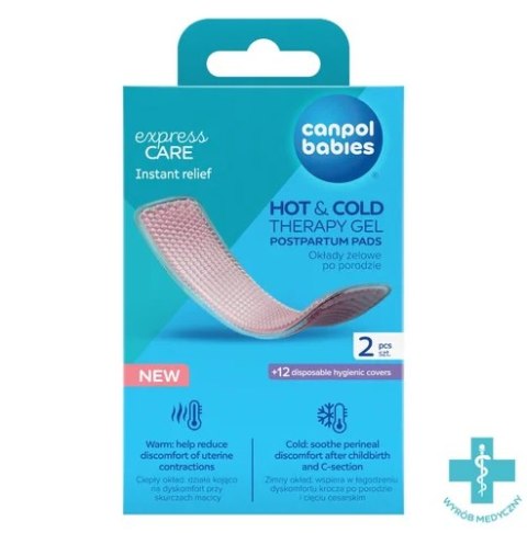 CANPOL 78/022 Okłady żelowe po porodzie 2 szt CANPOL 78/022 Okłady żelowe po porodzie 2 szt