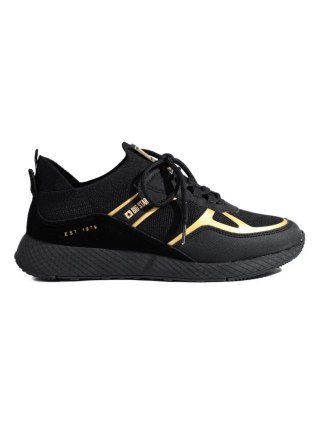 Sneakersy damskie Big Star JJ274A195 czarno-żółte - 36