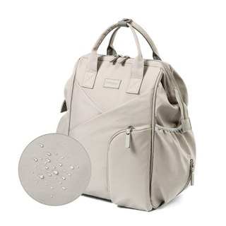 B.O1649/02 Plecak dla mamy MODERN STYLE beżowy