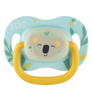 CANPOL 34/935 Smoczek uspokajający silikonowy18 m+ okrągły EXOTIC ANIMALS koala