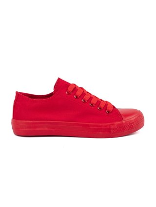 Czerwone trampki damskie - 40