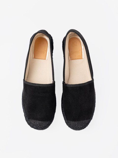 Damskie espadryle czarne - 39 Damskie espadryle czarne - 39