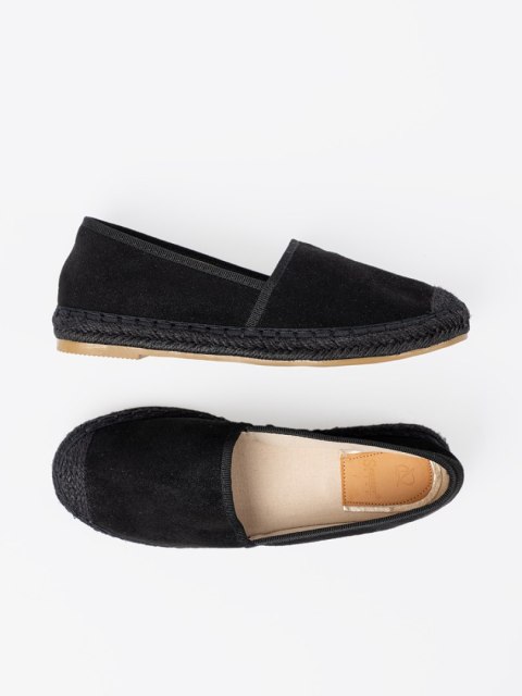 Damskie espadryle czarne - 39 Damskie espadryle czarne - 39
