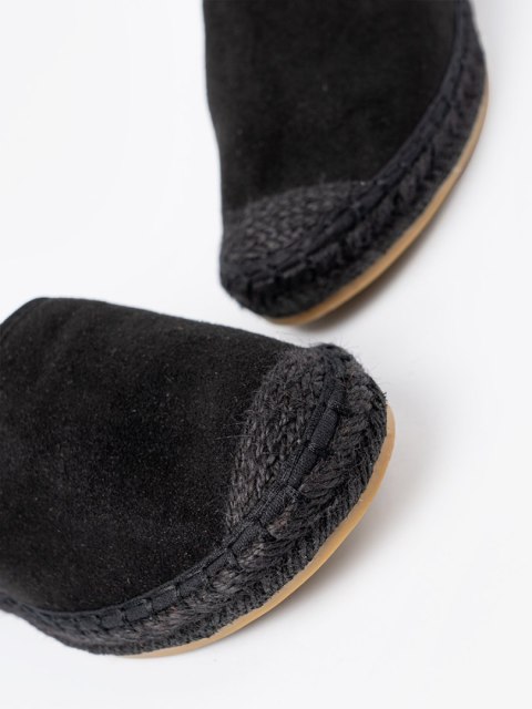 Damskie espadryle czarne - 39 Damskie espadryle czarne - 39