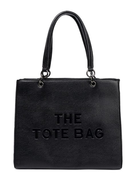 Klasyczna czarna shopperka TOTE - one size