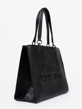 Klasyczna czarna shopperka TOTE - one size