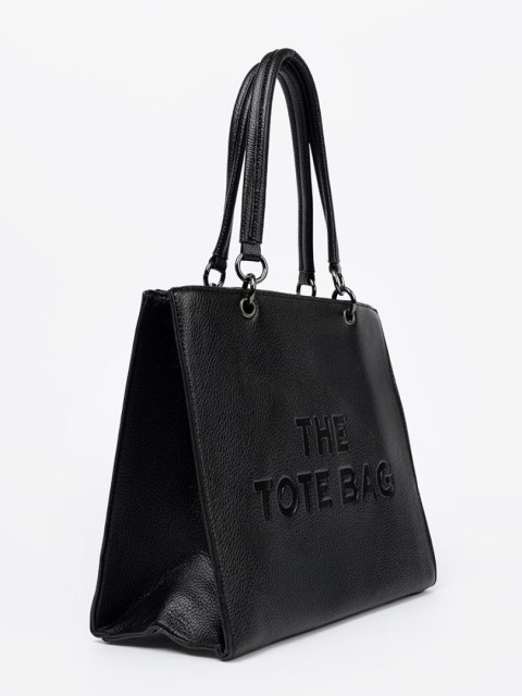 Klasyczna czarna shopperka TOTE - one size