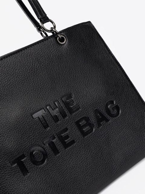 Klasyczna czarna shopperka TOTE - one size