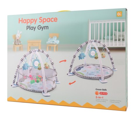 MILLY MALLY 6099 TinyMini JL626-2D Mata edukacyjna 2w1 Basen z piłkami MILLY MALLY 6099 TinyMini JL626-2D Mata edukacyjna 2w1 Basen z piłkami