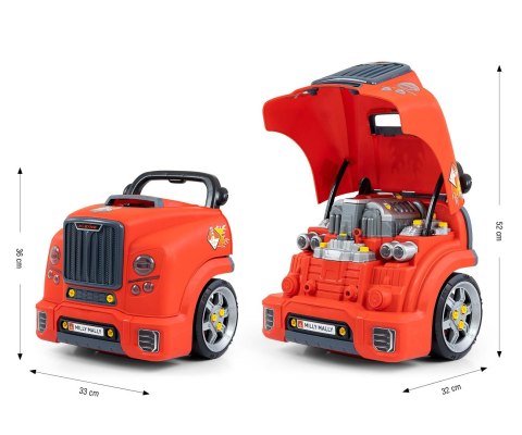 MILLY MALLY 6428 Silnik rozkręcalny N-gine Red MILLY MALLY 6428 Silnik rozkręcalny N-gine Red