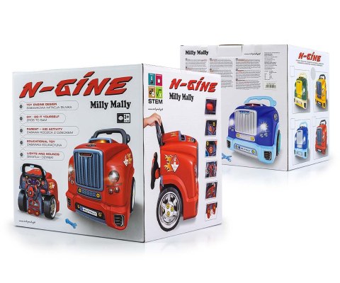 MILLY MALLY 6428 Silnik rozkręcalny N-gine Red MILLY MALLY 6428 Silnik rozkręcalny N-gine Red