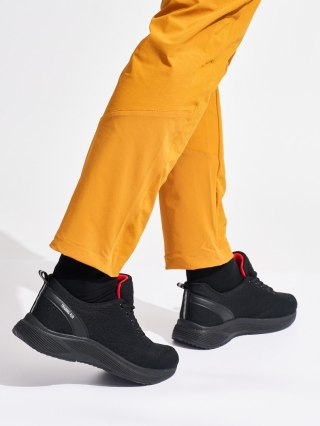 Męskie czarne buty sportowe - 44