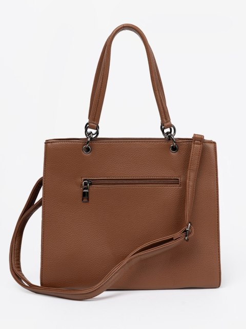 Torebka typu tote w ciepłym brązie - one size