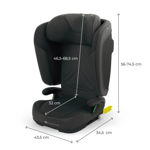 KINDERKRAFT Fotelik samochodowy UNITY 2 I-Size black