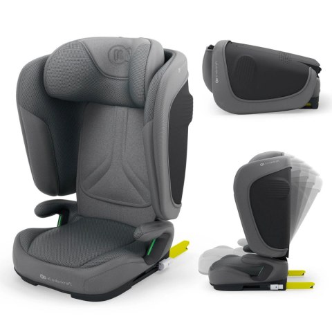 KINDERKRAFT Fotelik samochodowy UNITY 2 I-Size grey