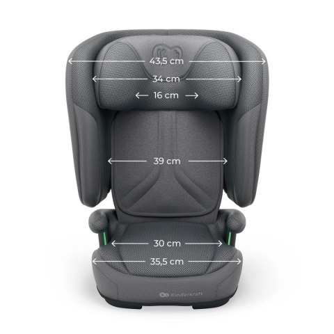 KINDERKRAFT Fotelik samochodowy UNITY 2 I-Size grey